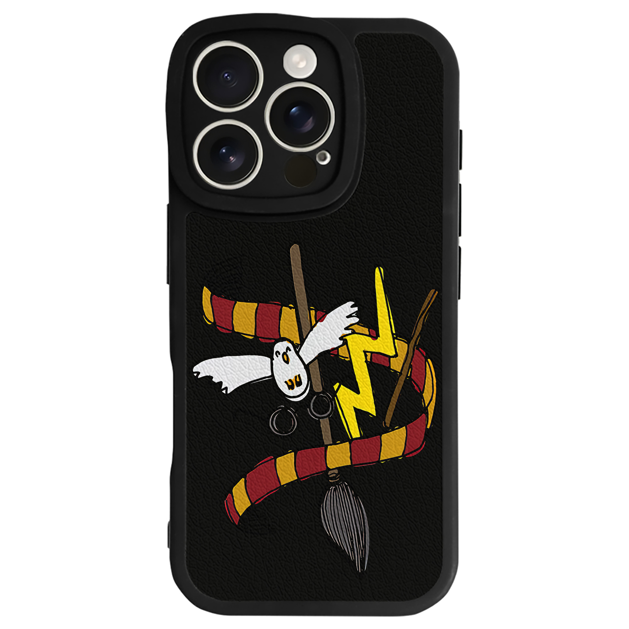 （画像用） Harry Potter ハリー・ポッターシリーズ 【iPhone 16シリーズ対応】シリコンスマホケース（レザー調） 材質：シリコン